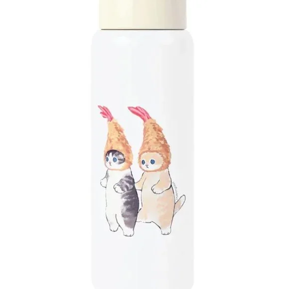 NWT Mofusand (Double Shrimp Tempura Nyan) Thermos - Picture 2 of 4